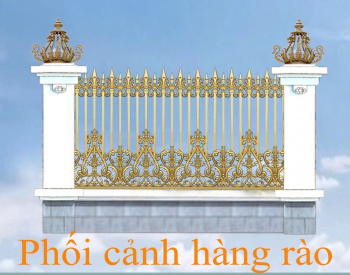 Hàng rào nhôm đúc 0039